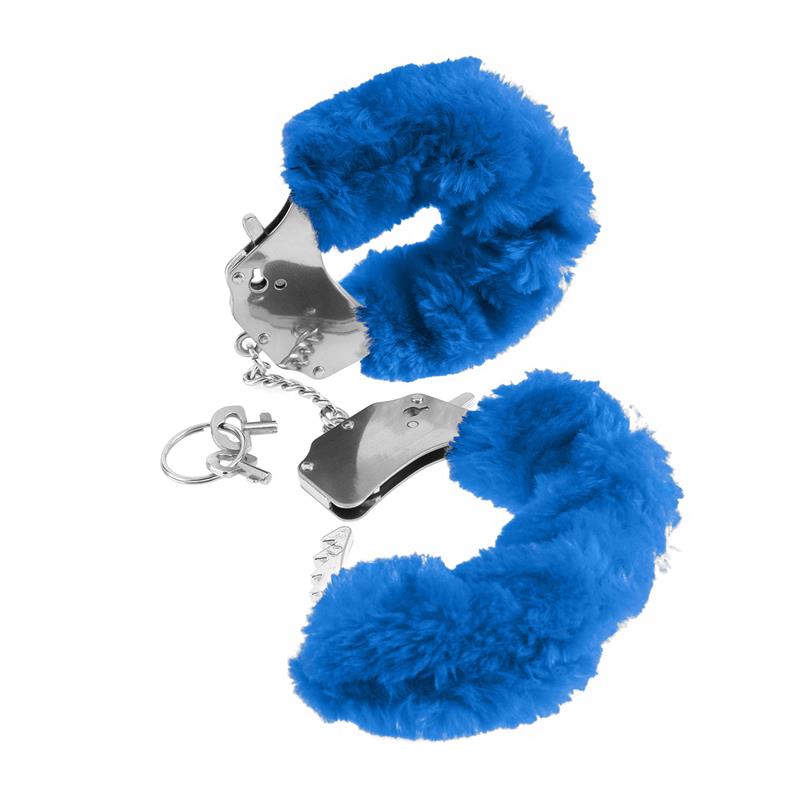 Fetish Fantasy Series Esposas de Peluches Originales Color Azul