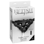 Fetish Fantasy Series Leather Lover’s Harness-Blac