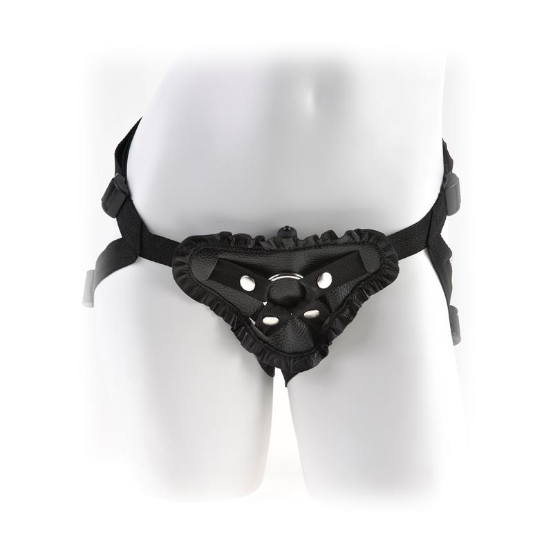Fetish Fantasy Series Leather Lover’s Harness-Blac