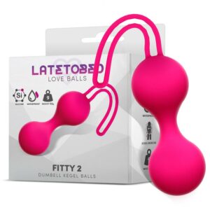 Fitty 2 - Bolas Kegel con Peso 52 gr 8 Garbo Bola Doble Kegel Silicona Púrpura - Erotiks | Tienda erótica online