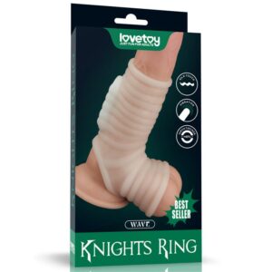 Funda el pene y testículos con vibración Wave Knights 7 Torky Masturbador con Rotación Compresión con App - Erotiks | Tienda erótica online