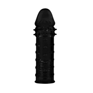 Funda para el Pene Extra Texture Gris 2 Anillo Doble para el Pene Silicona Solida 2.5 / 3 cm - Erotiks | Tienda erótica online