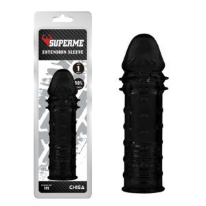 Funda para el Pene Extra Texture Negro 2 Rimba Latex Play Cordón para Pene y Testículos Color Negro - Erotiks | Tienda erótica online