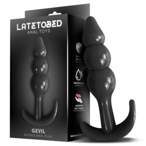 Gevil Plug Anal en Ancla Negro 18 - Erotiks | Tienda erótica online
