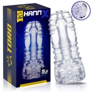 Hannx1 Masturbador Manual Ultimate Open Concept 5.9 5 Torky Masturbador con Rotación Compresión con App - Erotiks | Tienda erótica online