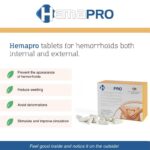 Hemapro Pastillas para las Hemorroides 60 Comprimidos