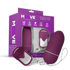 Huevo Vibrador con Control Remoto Dark Purple 3 Huevo Vibrador 10 Funciones Rojo - Erotiks | Tienda erótica online