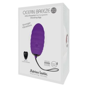 Huevo Vibrador con Control Remoto Ocean Breeze 2.0 Púrpura 1 Huevo Vibrador con Control Remoto Ocean Breeze 2.0 Púrpura - Erotiks | Tienda erótica online