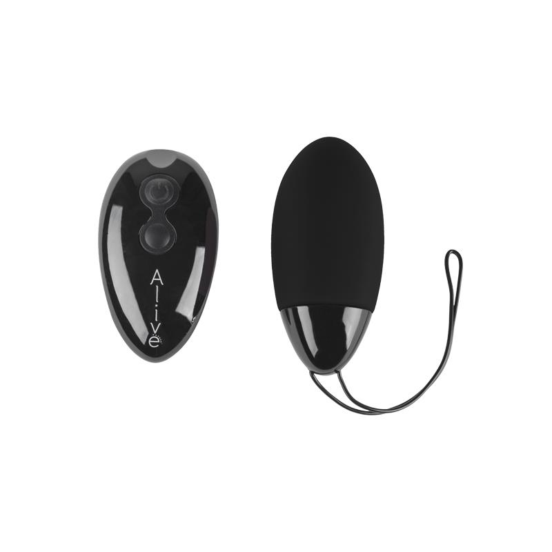 Huevo Vibrador Magic Egg Max Negro Silicona 8.5 cm