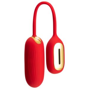 Huevo Vibrador Muse Bluetooth Rojo 2 Nami Huevo Vibrador con Contol Remoto Silicona Líquida Unibody - Erotiks | Tienda erótica online