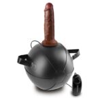 King Cock Mini Bola Vibradora con Dildo 7 – Color Marrón