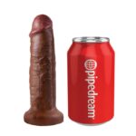 King Cock Mini Bola Vibradora con Dildo 7 – Color Marrón