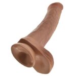 King Cock Pene con Testículos de 13 – Bronceado