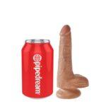 King Cock Pene con Testículos de 6 – Bronceado