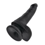 King Cock Pene con Testículos de 6 – Color Negro