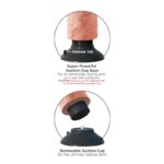 King Cock  Vibrador Realístico 9 – Color Natural