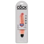 King Cock Vibrador Stiffy de 7 – Color Natural