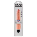 King Cock Vibrador Stiffy de 9 – Color Natural