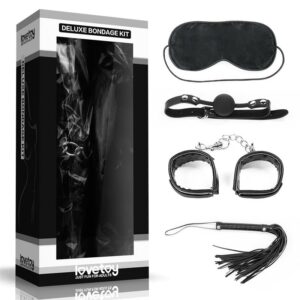 Kit Bondage Deluxe 4 Unidades Negro 16 - Erotiks | Tienda erótica online