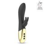 Leums Vibrador Rabbit con Función de Calor Punto G USB Magnético