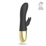Leums Vibrador Rabbit con Función de Calor Punto G USB Magnético