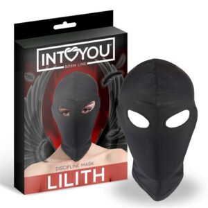 Lilith Máscara de Incógnito con Abertura en los Ojos Negro 8 Lilith Máscara de Incógnito Abertura en la Boca y Ojos Color Negro - Erotiks | Tienda erótica online