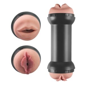 Masturbador Doble Training Master Vagina y Boca 4 Torky Masturbador con Rotación Compresión con App - Erotiks | Tienda erótica online