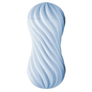 Masturbador Flexy Bubbly Azul 8 Evony Masturbador Masculino Sexo Oral Succión y Vibración 2 Motores USB Silicona - Erotiks | Tienda erótica online