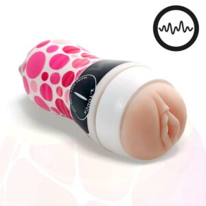 Masturbador Vagina con Vibración 2 Masturbador Masculino Vagina Deirdre Skin - Erotiks | Tienda erótica online