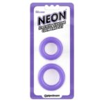 Neon Set de Anillos para el Pene Púrpura