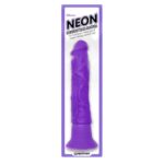 Neon Vibrador de Silicona Wall Banger Púrpura