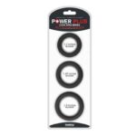 Pack de 3 Anillos para el Pene Power Plus Negro
