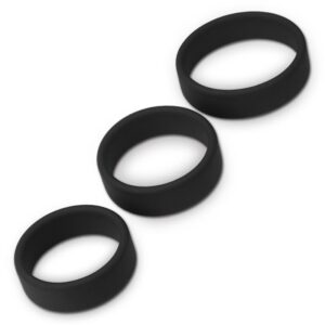 Pack de 3 Anillos para el Pene Power Ring Negro 8 Anillo Vibrador Power Clit Rosa - Erotiks | Tienda erótica online