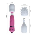 Pack Masajeador y 3 Cabezales Mini Rock