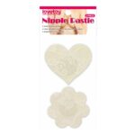 Pack Pezoneras Flor y Corazón Beige