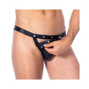 Panty Masculino de Cuero Talla Única 1 Panty Masculino de Cuero Talla Única - Erotiks | Tienda erótica online