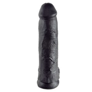 Pene con Testículos de 12 Color Negro 3 Dildo Dual Layer Articulable XXL 14 - Erotiks | Tienda erótica online
