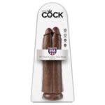 Pene Doble Two Cocks One Hole 11 Marrón