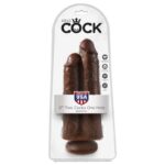 Pene Doble Two Cocks One Hole Marrón 9
