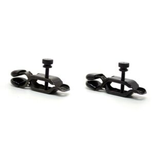 Pinzas para Pezones Ajustables Metal Negras 10 Set de Bondage 7 Pz Furry Set - Erotiks | Tienda erótica online