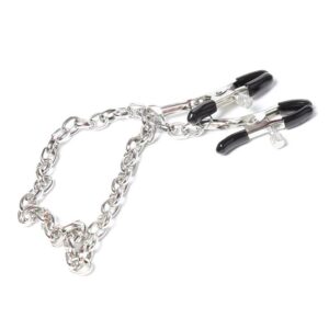 Pinzas para Pezones con Cadena Metal 6 Set de Bondage 7 Pz Furry Set - Erotiks | Tienda erótica online