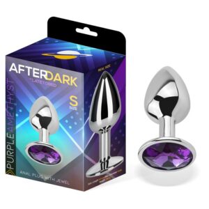 Plug Anal con Joya Púrpura Amatista Talla S Aluminio 5 Baile Plug Anal Color Púrpura - Erotiks | Tienda erótica online