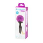Plug Anal con Vibración y Control Remoto Doble Base Púrpura Pequeño
