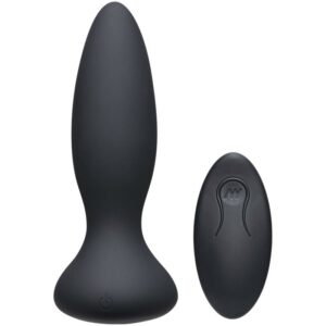 Plug Anal Control Remoto Vibe Adventurous Negro 15 - Erotiks | Tienda erótica online