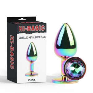 Plug Anal de Metal con Joya Circular 2.7 11 - Erotiks | Tienda erótica online