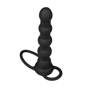 Plug Anal Double Prober con Vibración Negro 17 - Erotiks | Tienda erótica online