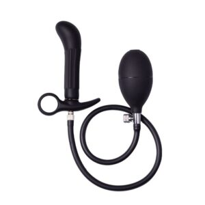 Plug Anal Inflable con Bomba Negro 15 - Erotiks | Tienda erótica online