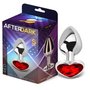 Plug Anal Joya de Corazón Red Scarlet Talla S 11 - Erotiks | Tienda erótica online