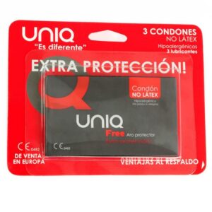 Preservativos Free Condoms sin Latex 3 Unidades 7 Preservativos Femeninos Air Female sin Látex 3 Unidades - Erotiks | Tienda erótica online