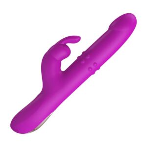 Reese Vibrador con Bolas Internas y Thrusting USB 9 Pretty Love Vibrador Snappy Color Púrpura - Erotiks | Tienda erótica online